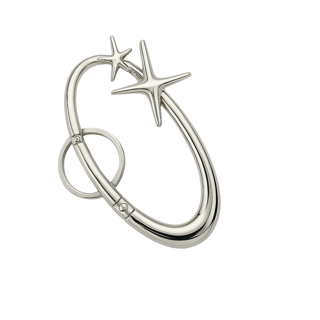 Celestial Loop Keychain